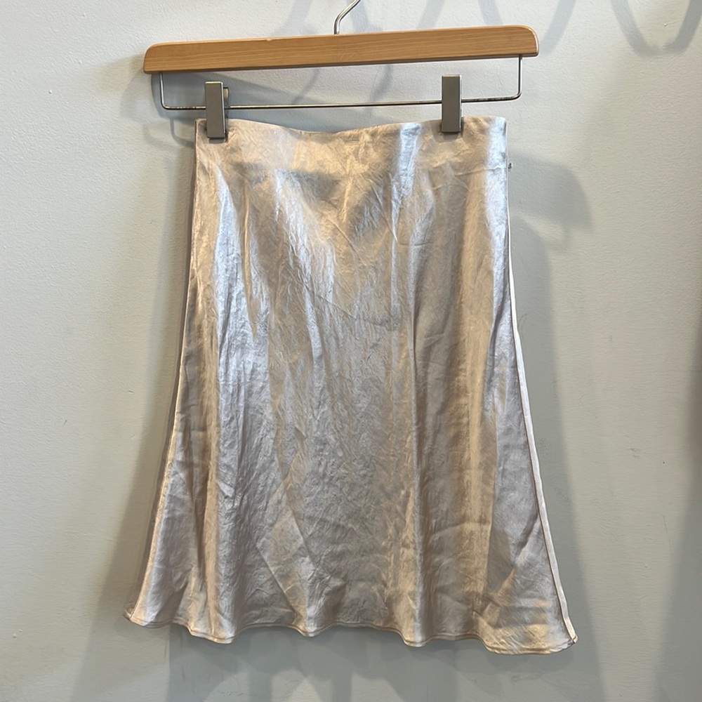 Nana ton silk mini slip skirt from Aritzia worn once